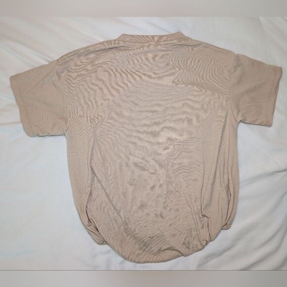 Blanksful Sweet Land Of Liberty Tan Red White Blue Bubble Bodysuit Girls Size 2T - Picture 2 of 4
